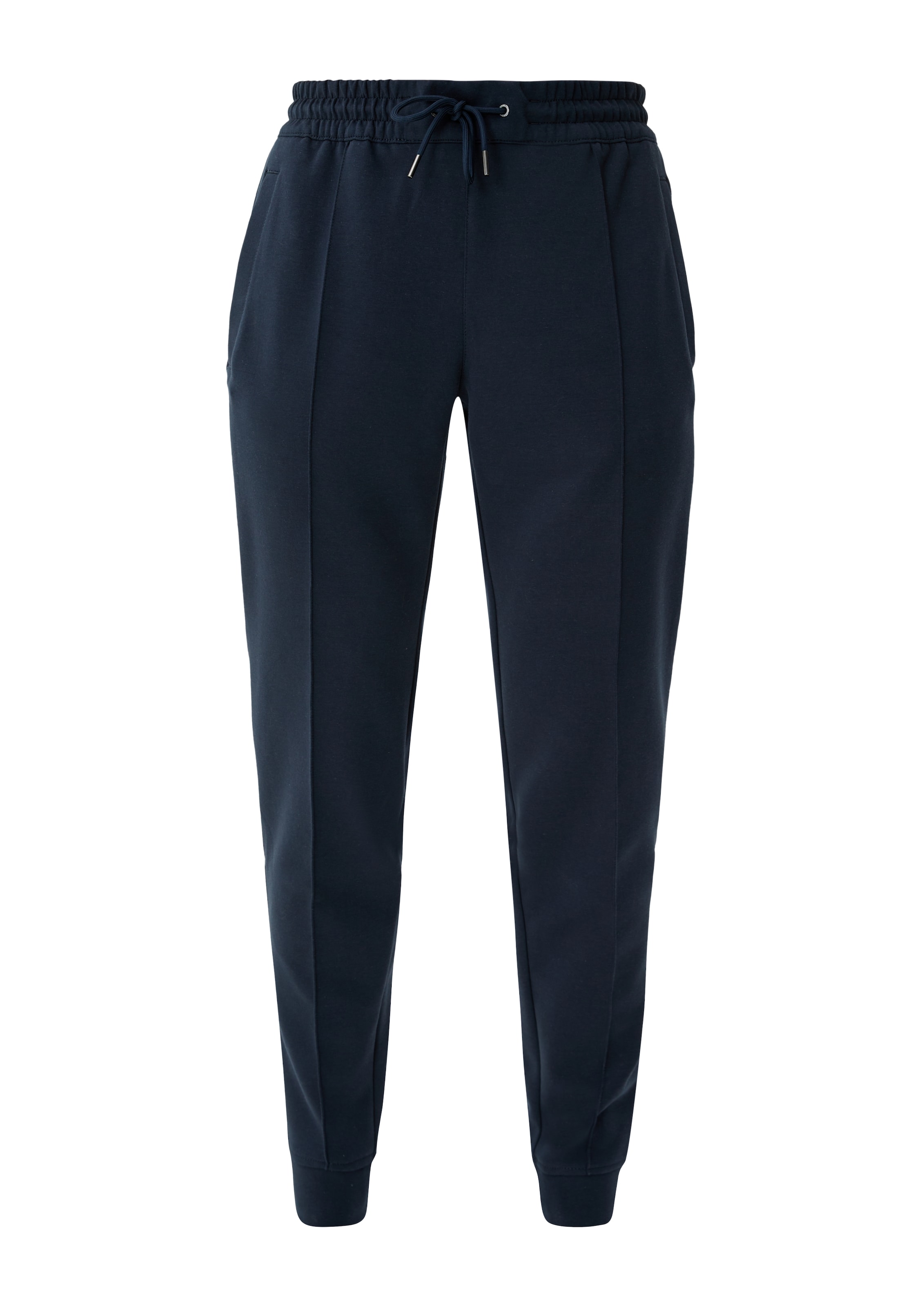 s.Oliver Tapered Bundfaltenhose in Blau: Vorderseite