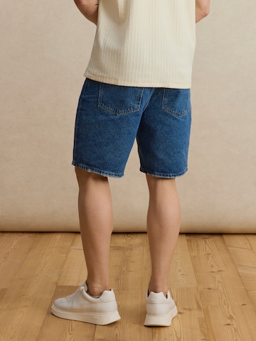 DAN FOX APPAREL Regular Панталон 'Fabrice' в синьо