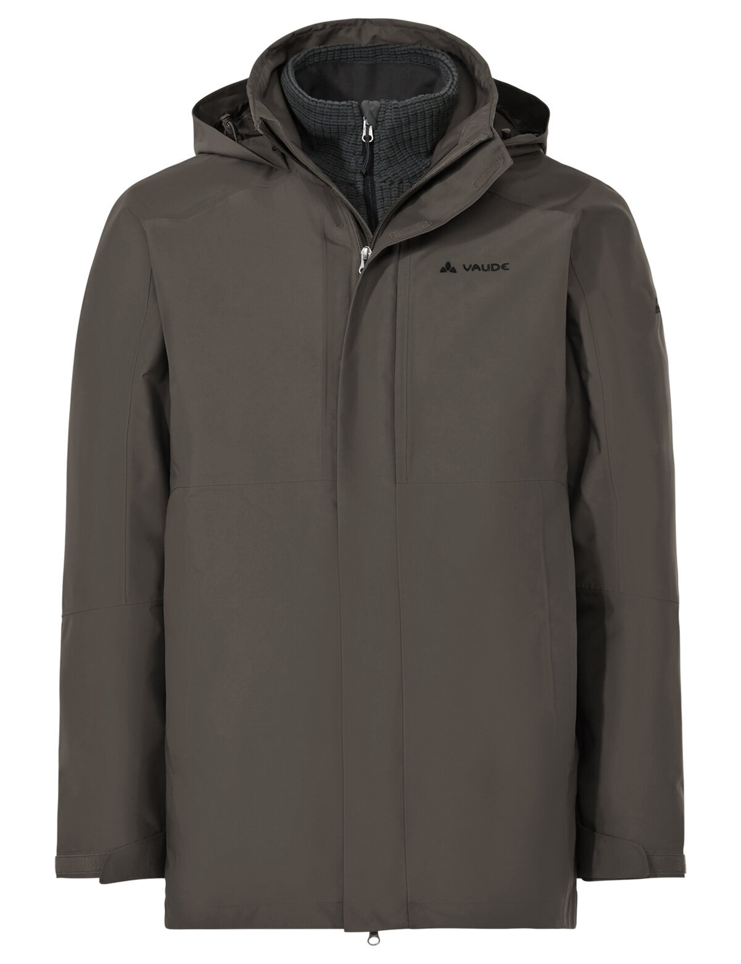 VAUDE Outdoorjacke 'Idris IV' in Braun: Vorderseite