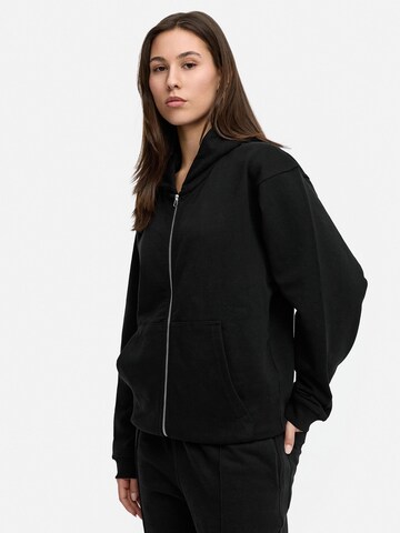 Daily Cotton Sweatjacke 'DCLUGO'‌‌‌‌‌‌‌ in Schwarz