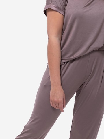 Mey Pyjama 'Pure Chic' in Braun