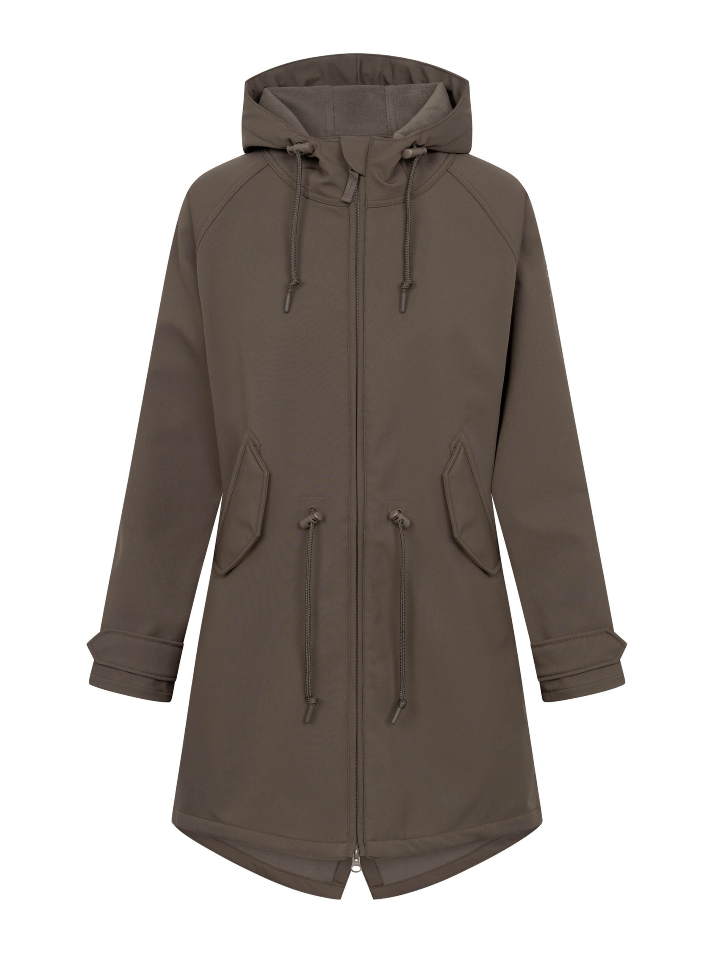 Derbe Performance Jacket 'Island Friese' in Brown: front