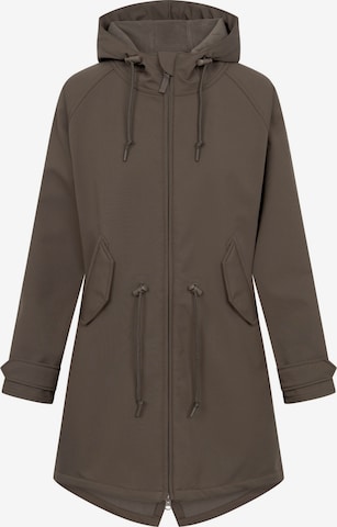 Derbe Performance Jacket 'Island Friese' in Brown: front