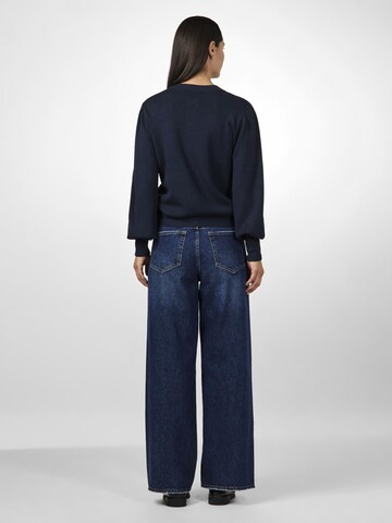 YAS Gebreid vest 'YASFonny' in Blauw