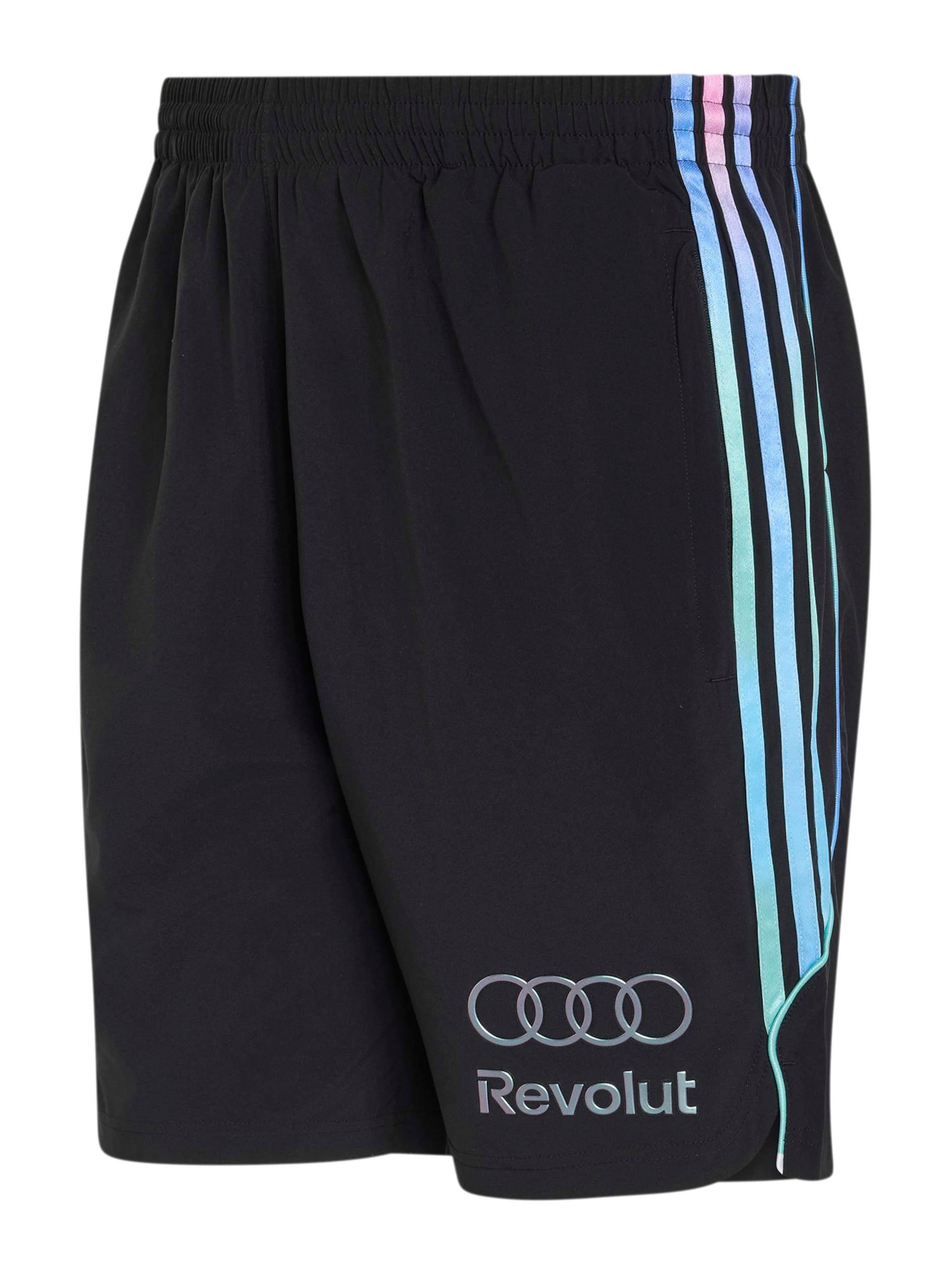 ADIDAS PERFORMANCE Lużny krój Spodnie sportowe 'Audi Revolut F1 Team Teamgeist' w kolorze czarny: przód