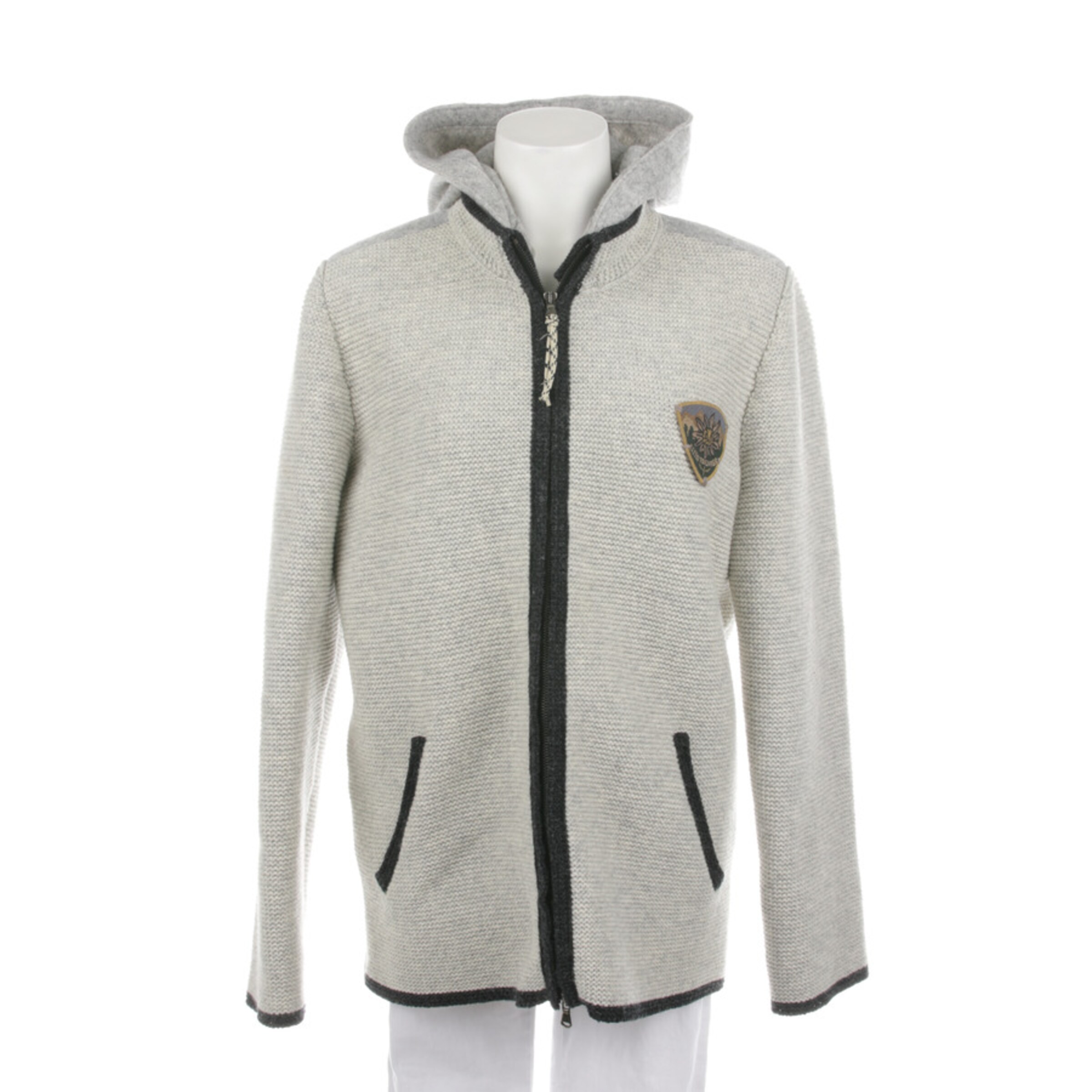 Luis Trenker Übergangsjacke M in Grau: Vorderseite