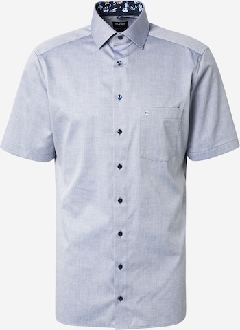 Chemise OLYMP en bleu : devant