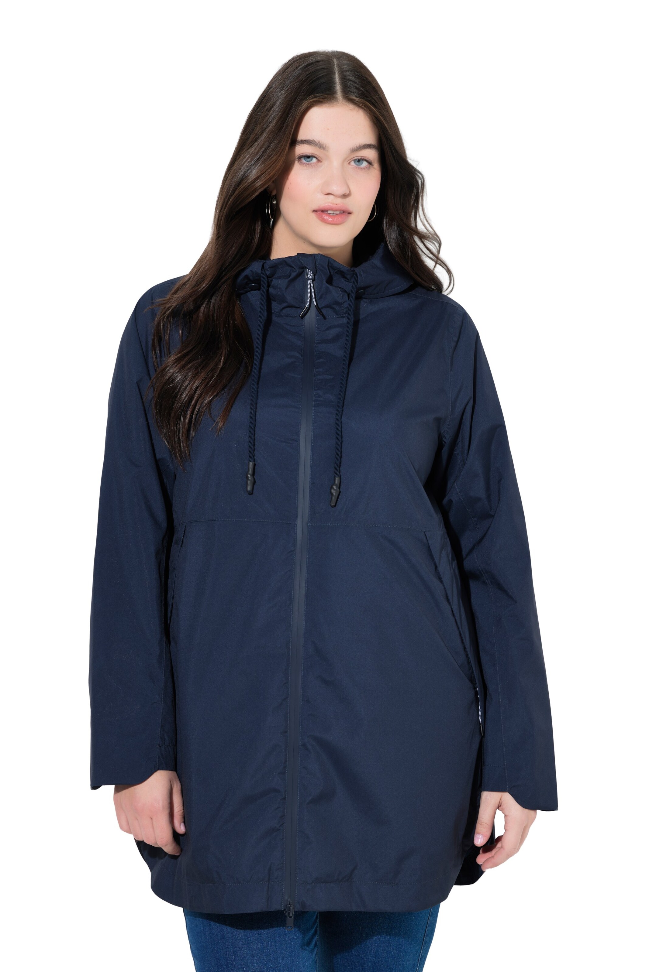 Ulla Popken Funktionsjacke in Blau: Vorderseite