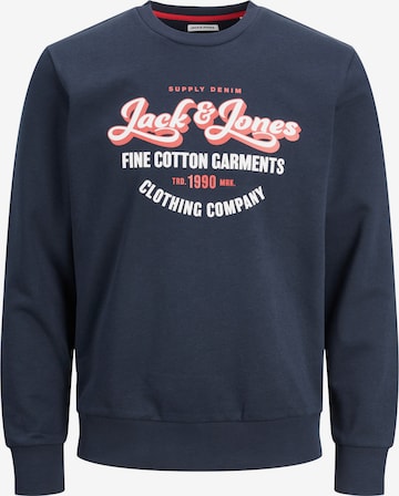 JACK & JONES Sweatshirt 'ANDY' i blå: framsida