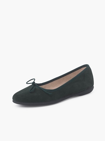 Ballerines Pisamonas en vert : devant