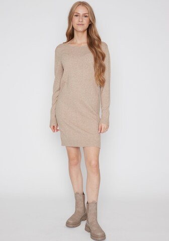 Hailys Knitted dress in Beige