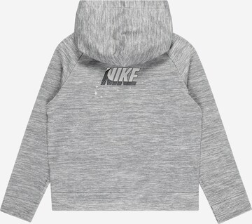 NIKE Sportsweatjacke in Grau