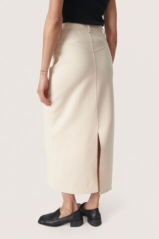 SOAKED IN LUXURY Skirt 'Anastasia' in Beige