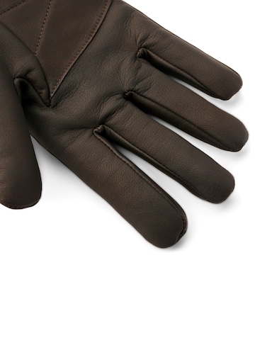 Fawler Fingerhandschuhe 'Alloy'‌‌‌‌‌‌ in Braun