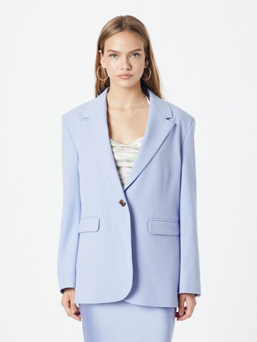 Blazer Samsøe Samsøe en bleu : devant