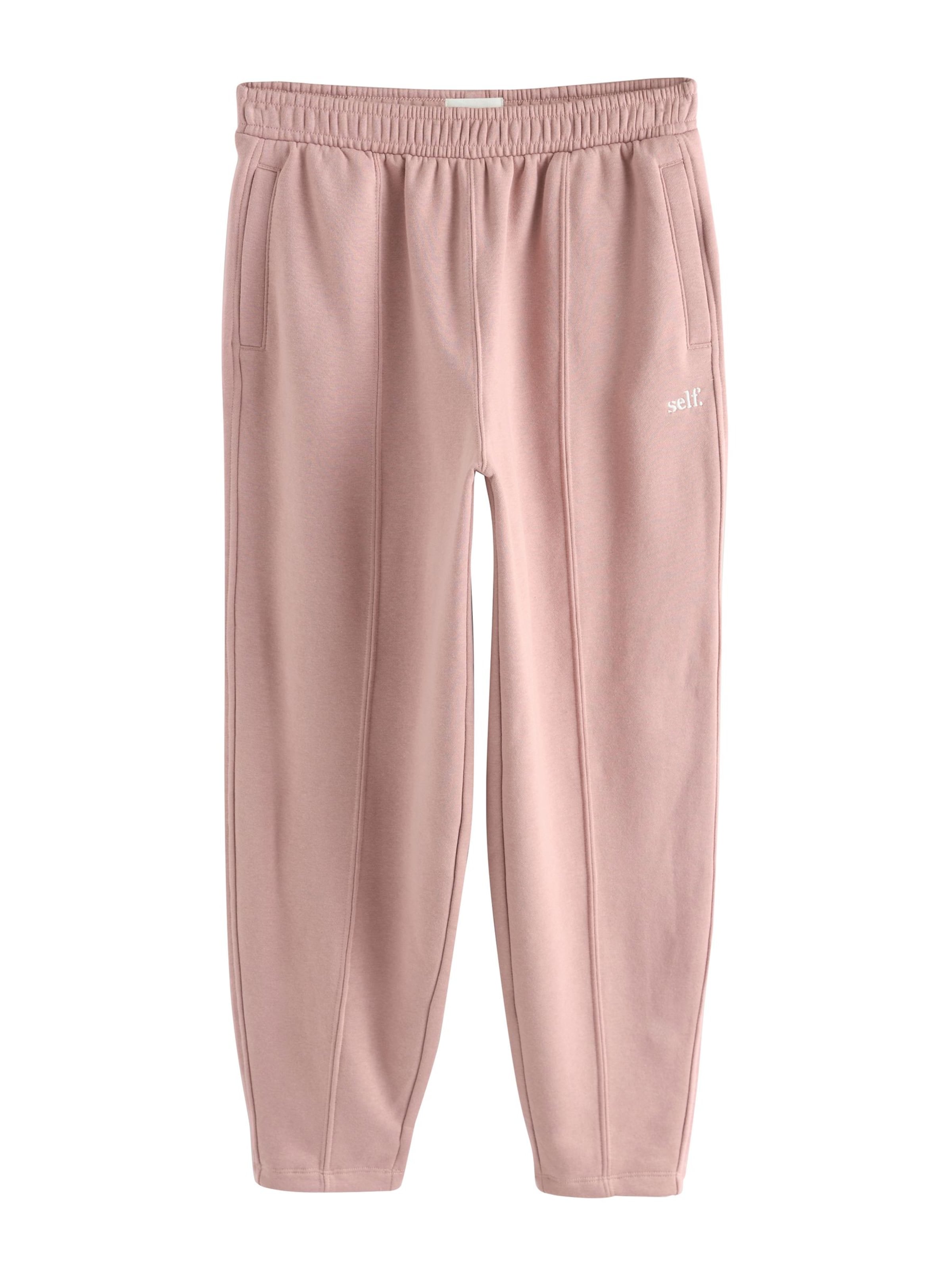 self. Tapered Hose in Pink: Vorderseite