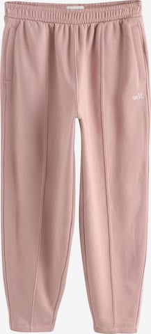 Effilé Pantalon self. en rose : devant