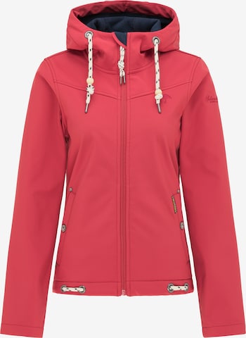 Schmuddelwedda Between-Season Jacket in Red: front