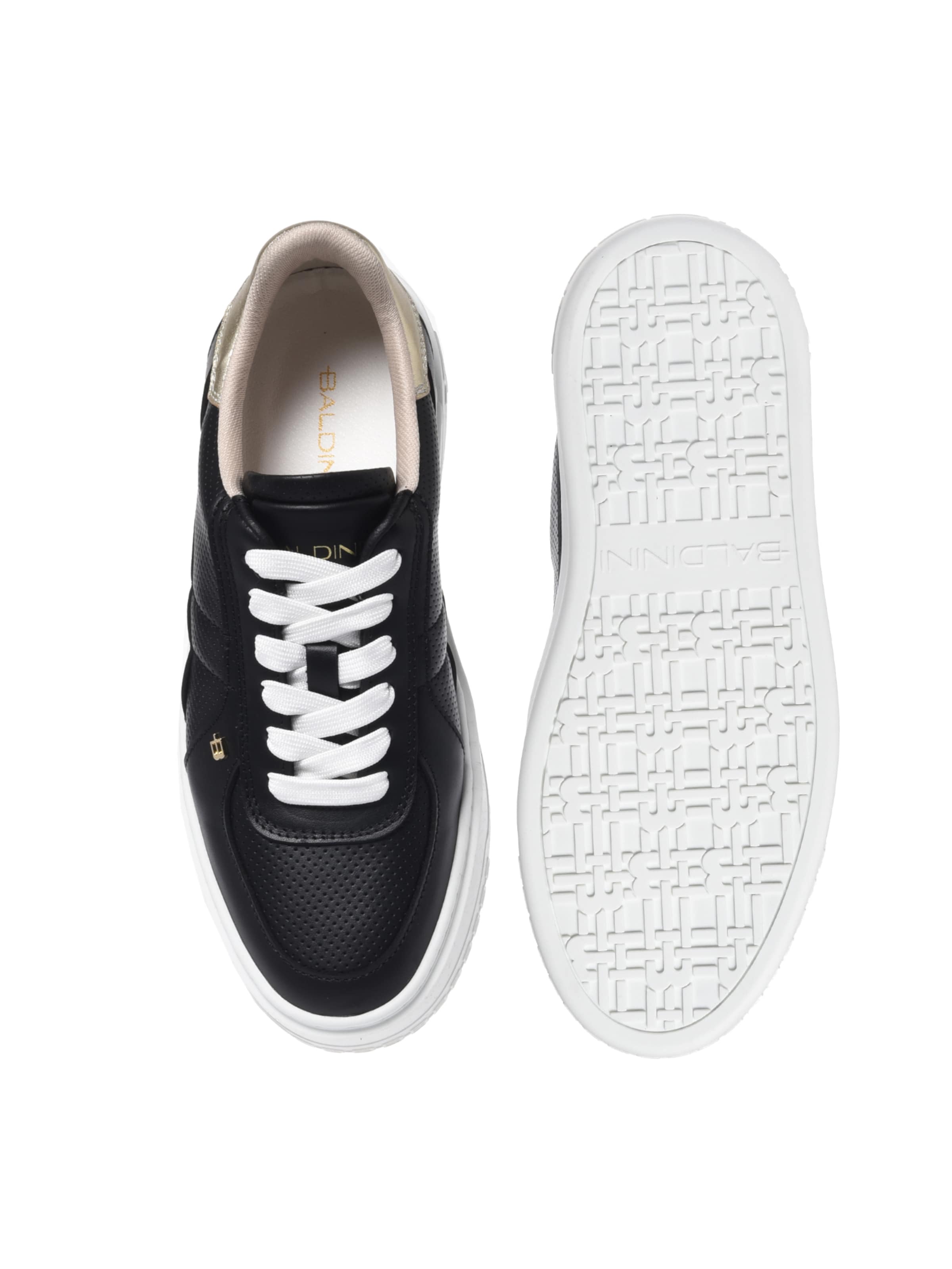 BALDININI Platform trainers in Black