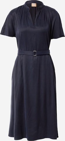 BOSS Black Платье-рубашка 'Dalluah' в Синий: спереди