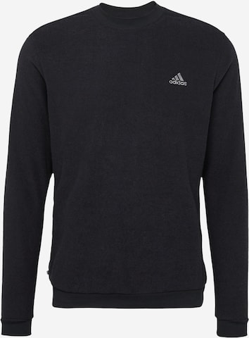 ADIDAS GOLF - Camiseta deportiva en negro: frente