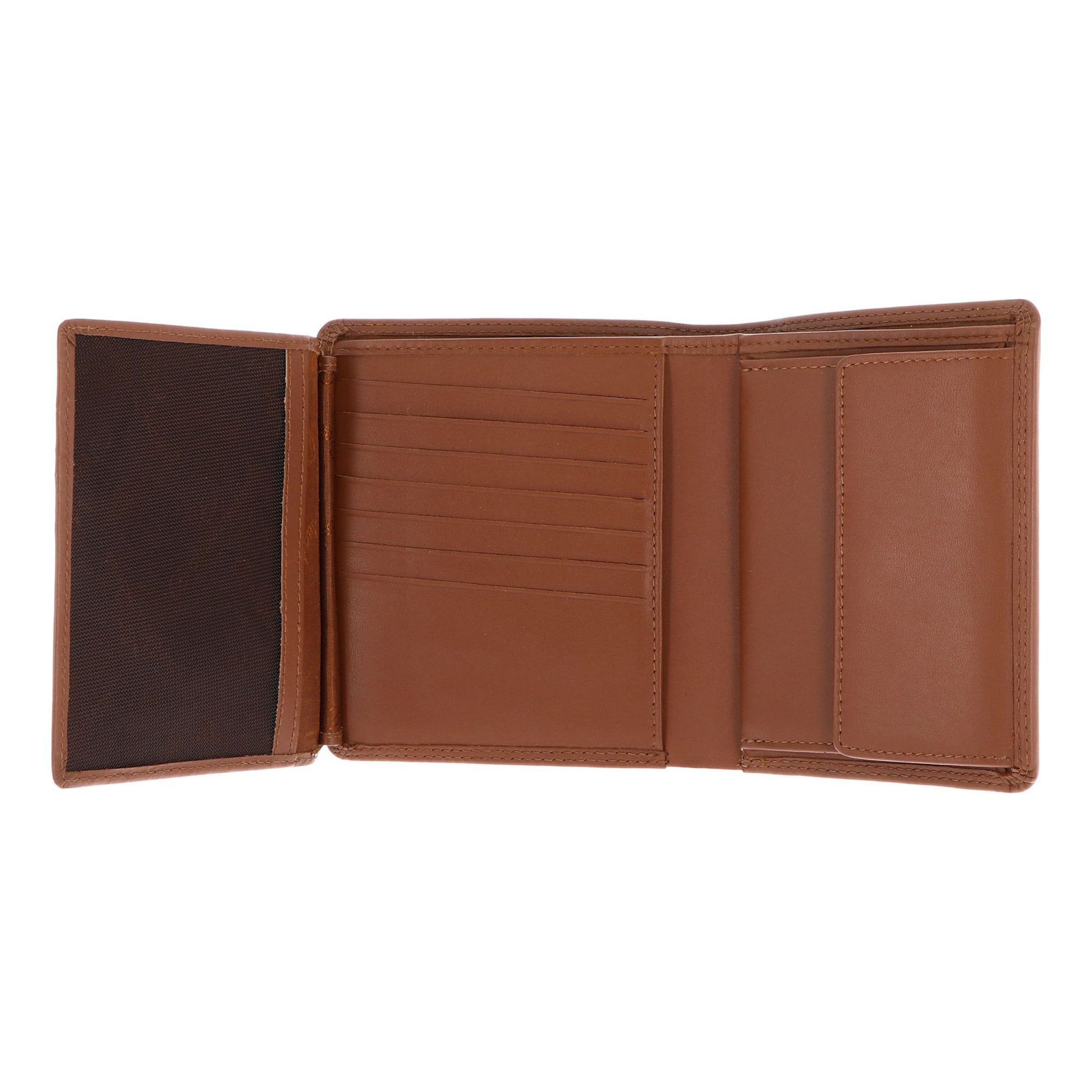 Porte-monnaies ' RFID' GOLDEN HEAD en marron