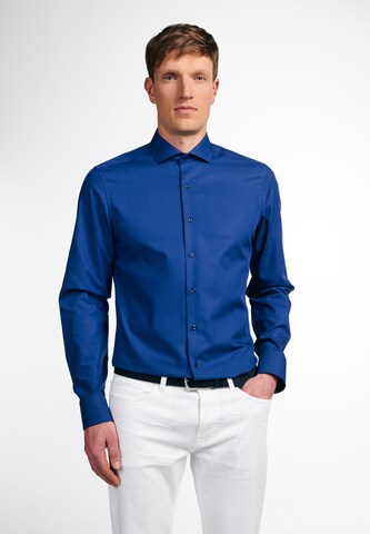 ETERNA Slim Fit Hemd in Blau: Vorderseite