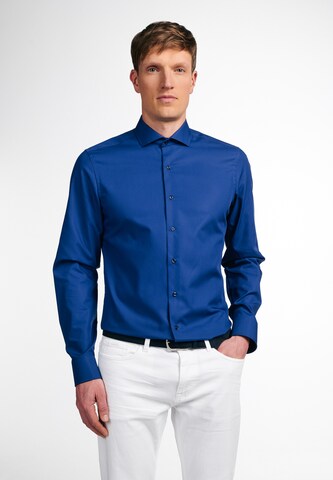 ETERNA Slim fit Business Shirt in Blue: front