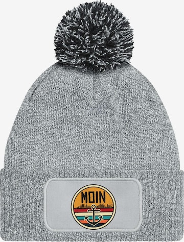 Youth Designz Beanie 'Moin Anker' in Grey: front
