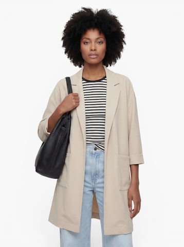 Cappotto in maglia 'PCDAISY' di PIECES in beige: frontale