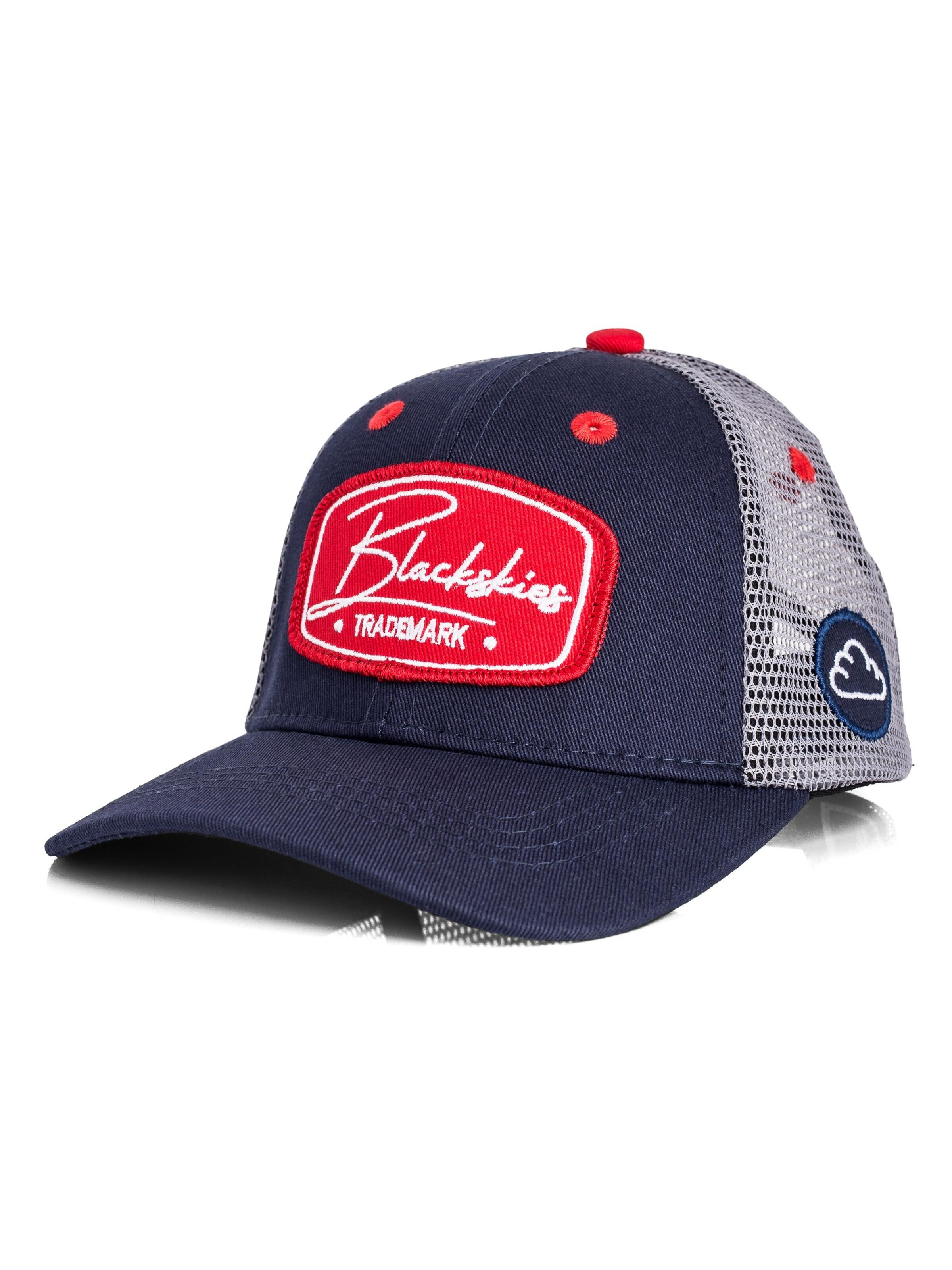 Blackskies Hat 'Race' in Blue: front