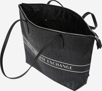 ARMANI EXCHANGE Nákupní taška – černá