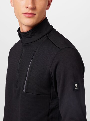 BRUNOTTI Athletic Sweater 'Pintal' in Black