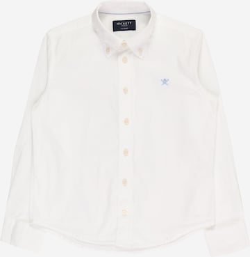 Hackett London Button Up Shirt 'OXFORD' in White: front