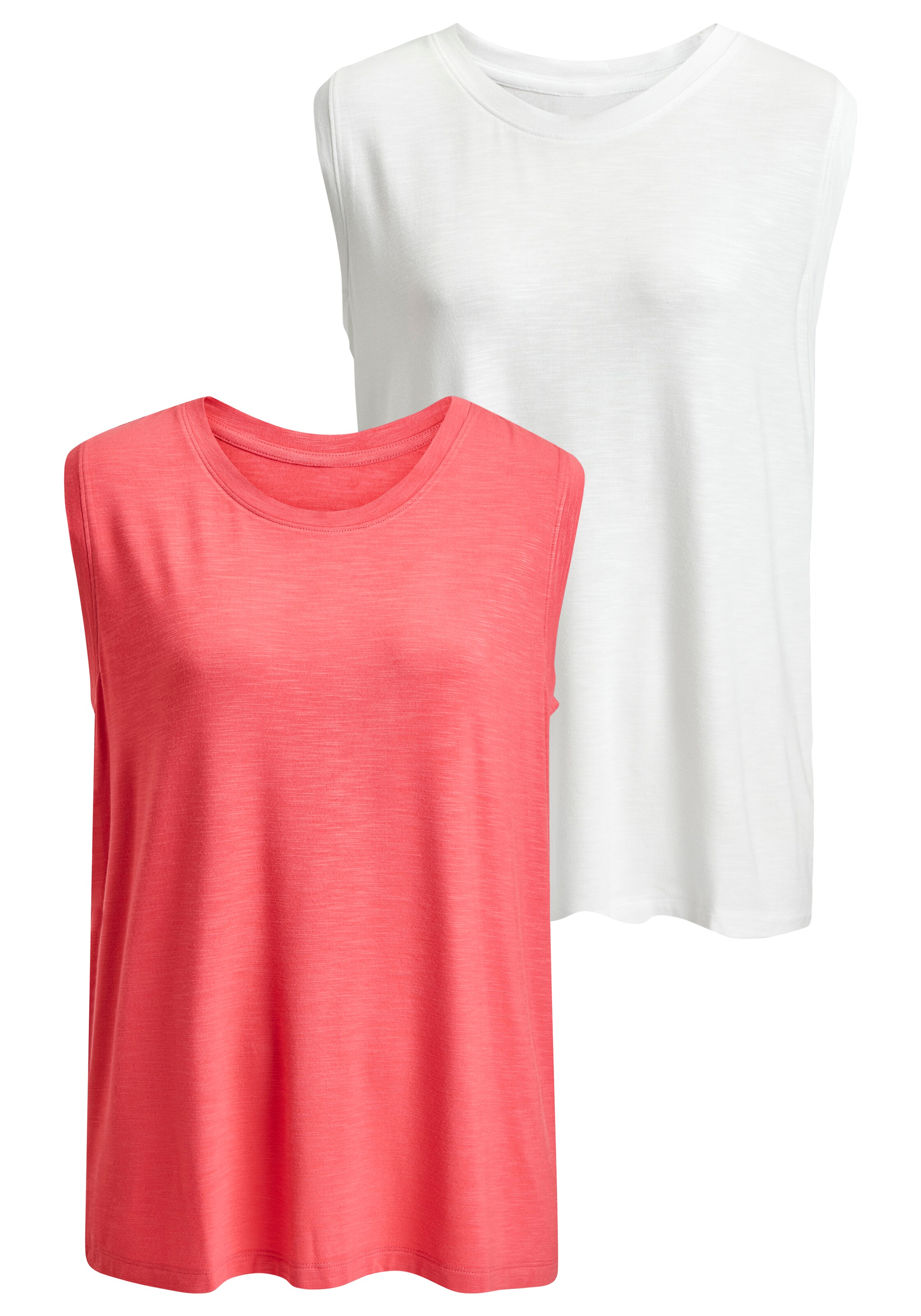 BEACH TIME Top in Orange: Vorderseite