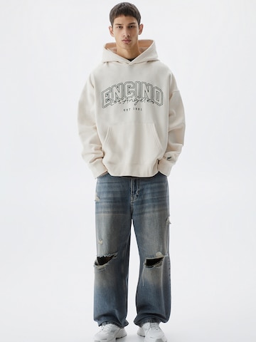 Pull&Bear Sweatshirt i beige