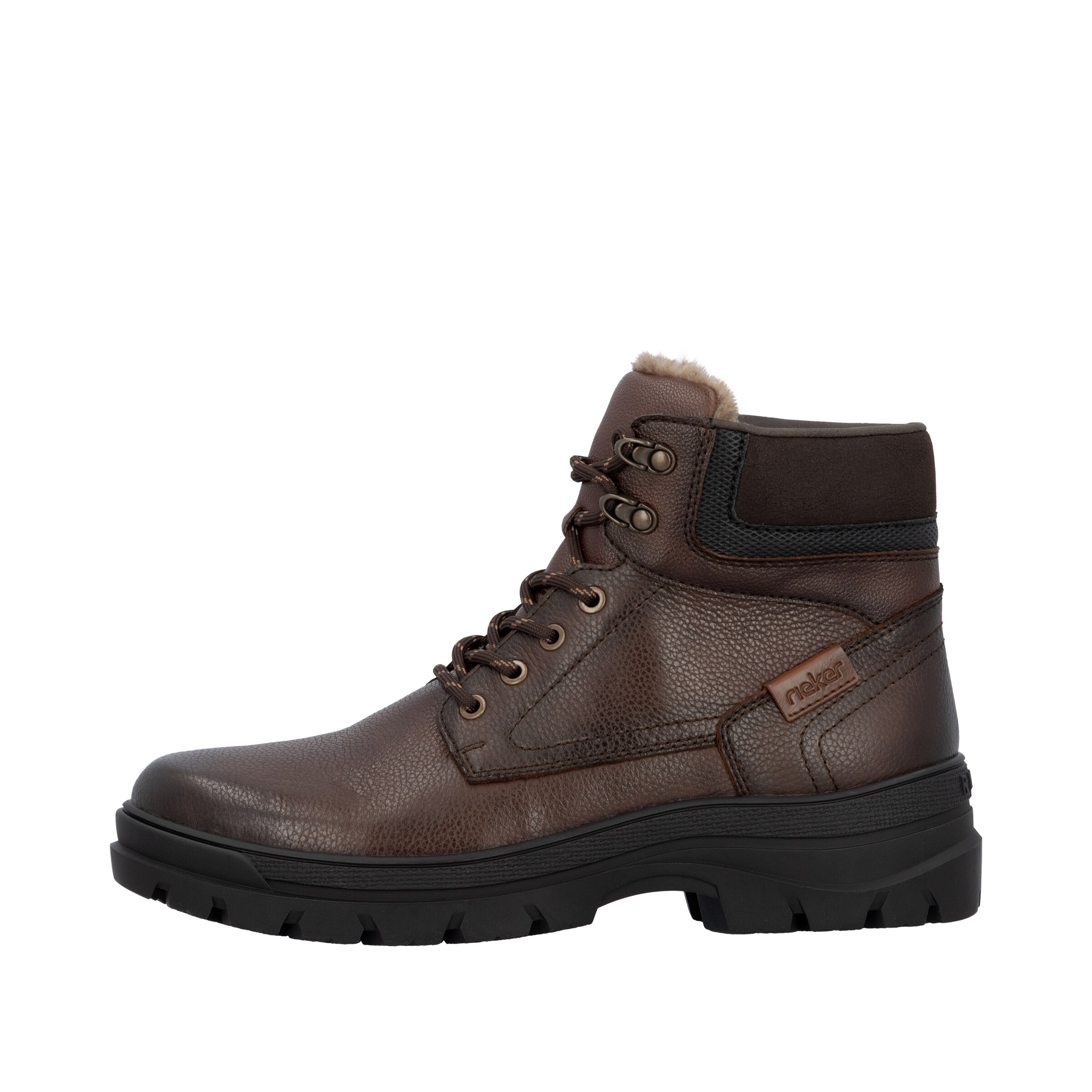 Rieker Lace-Up Boots in Brown