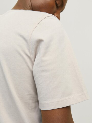 JACK & JONES Přiléhavý střih Tričko – šedá