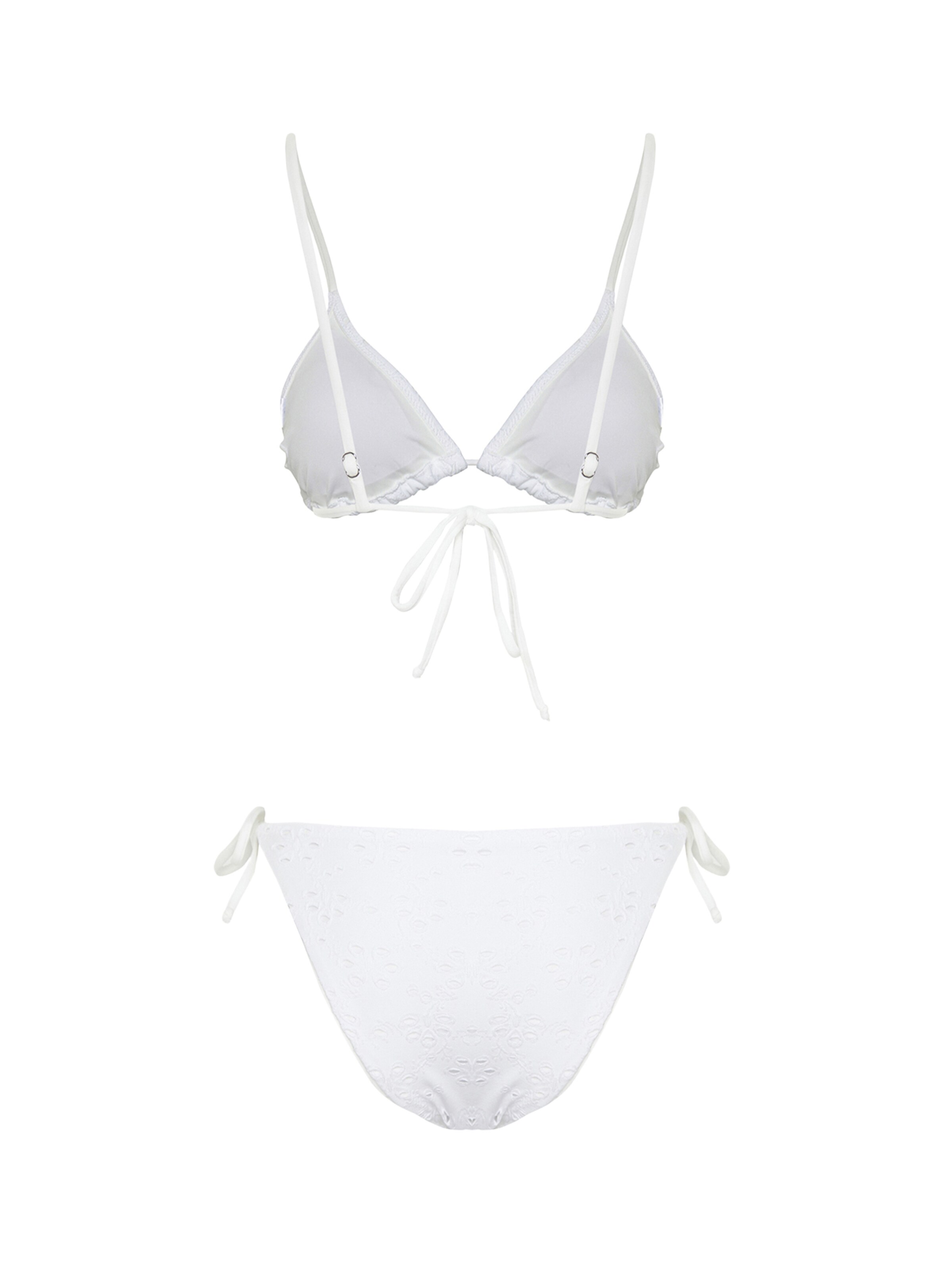 Trendyol Triangle Bikini in White