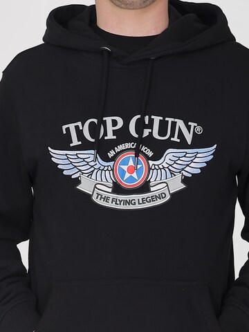 TOP GUN Sweatshirt in Zwart