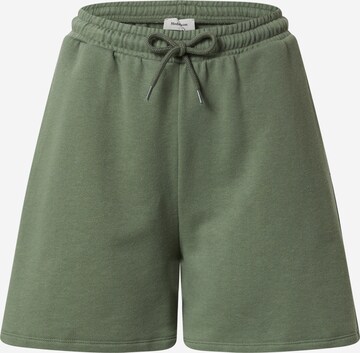 modström Loose fit Pants 'Holly' in Green: front