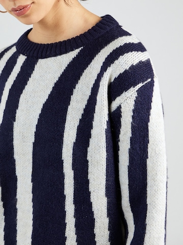 Key Largo Pullover 'WOOD' in Blau