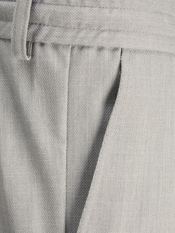 JACK & JONES Regular Pleat-Front Pants 'Bill' in Grey