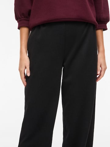 VILA Loose fit Trousers 'VIEllie' in Black