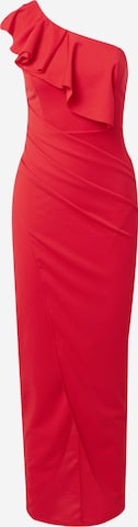 WAL G. Evening Dress 'KELLY' in Red: front