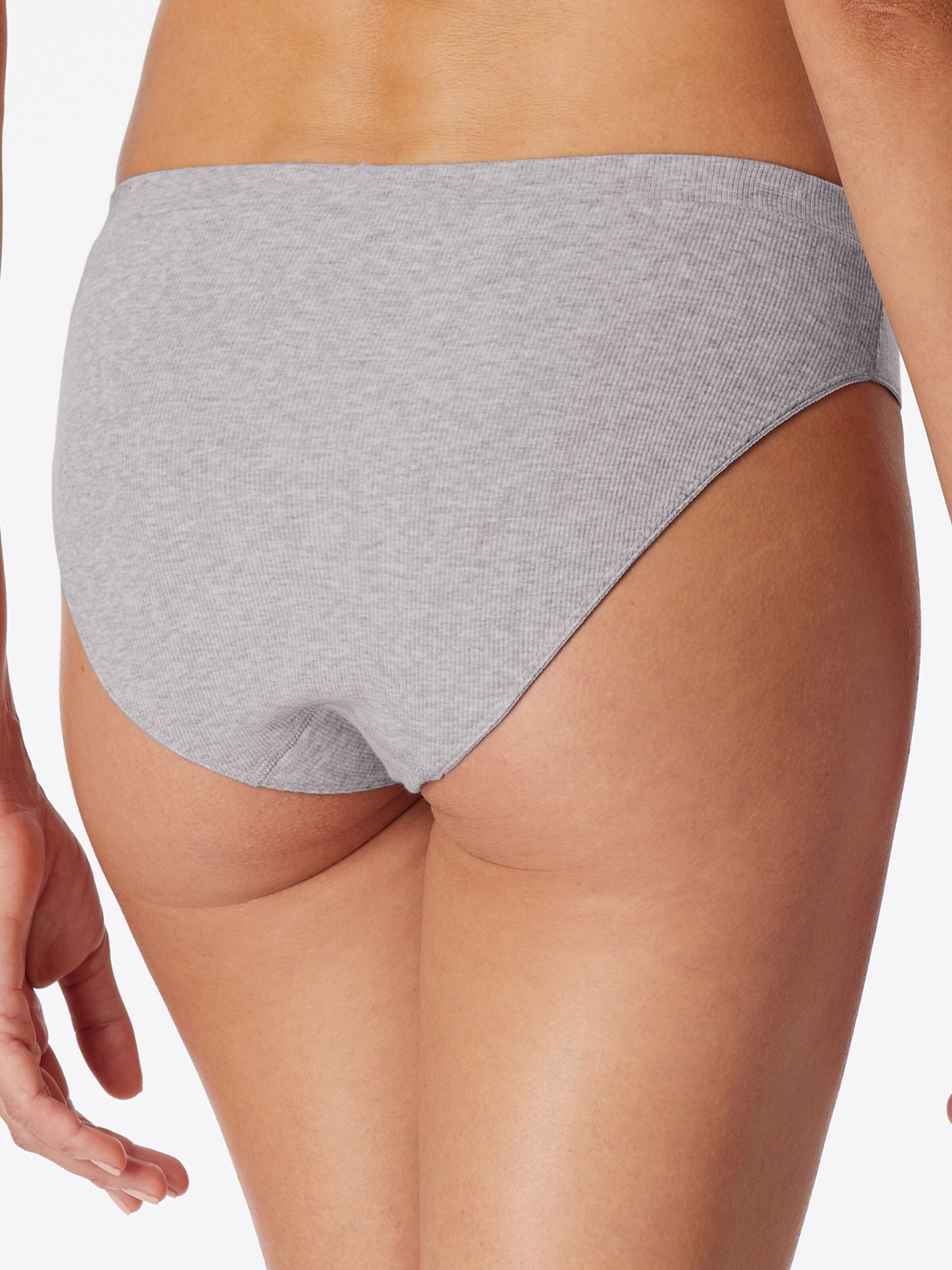 SCHIESSER Slip ' Pure Rib ' in Grijs