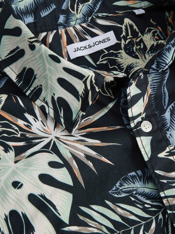 Jack & Jones Plus Regular fit Srajca 'JJHONOLULU' | črna barva