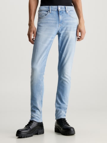 Calvin Klein Jeans Slimfit Farmer - kék: elől