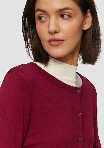 s.Oliver Knit cardigan in Red