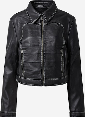 Bella x ABOUT YOU Between-season jacket 'Dakota' in Black: front